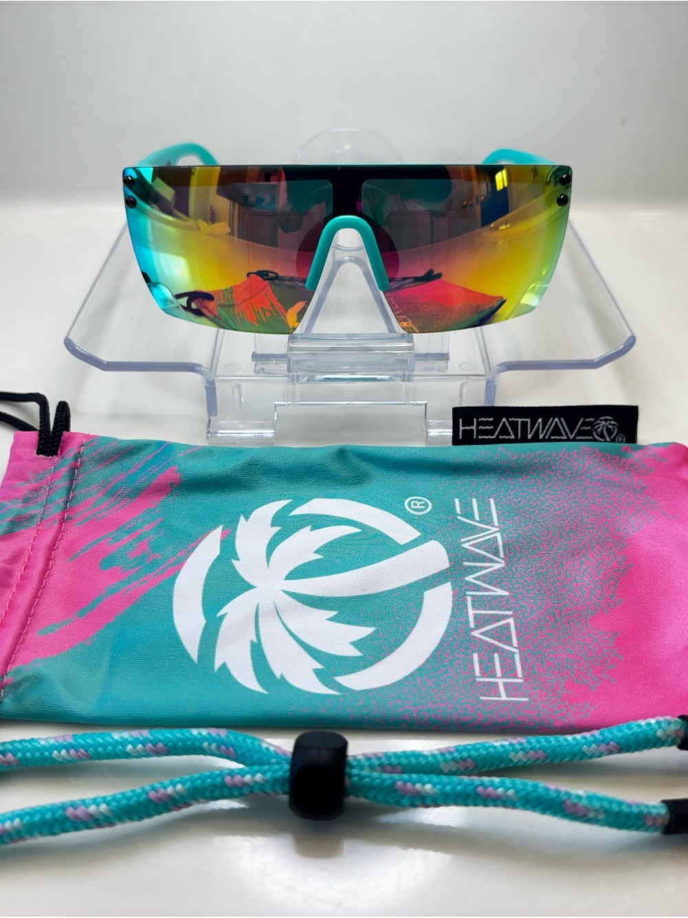 KIDS LAZER FACE SUNGLASSES: AQUA SPLASH